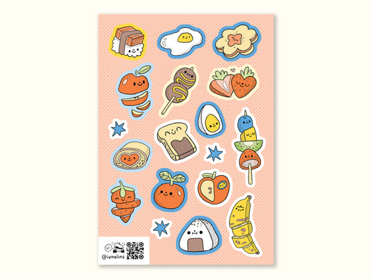 "Time To Eat" Sticker Sheet