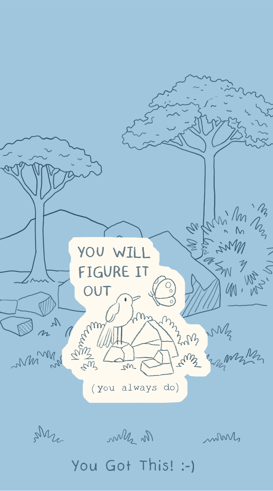 "You Will Figure It Out" Keychain
