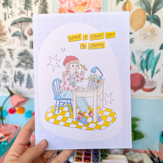 E-BOOK "What a Great Day to Create" Sketchbook Zine