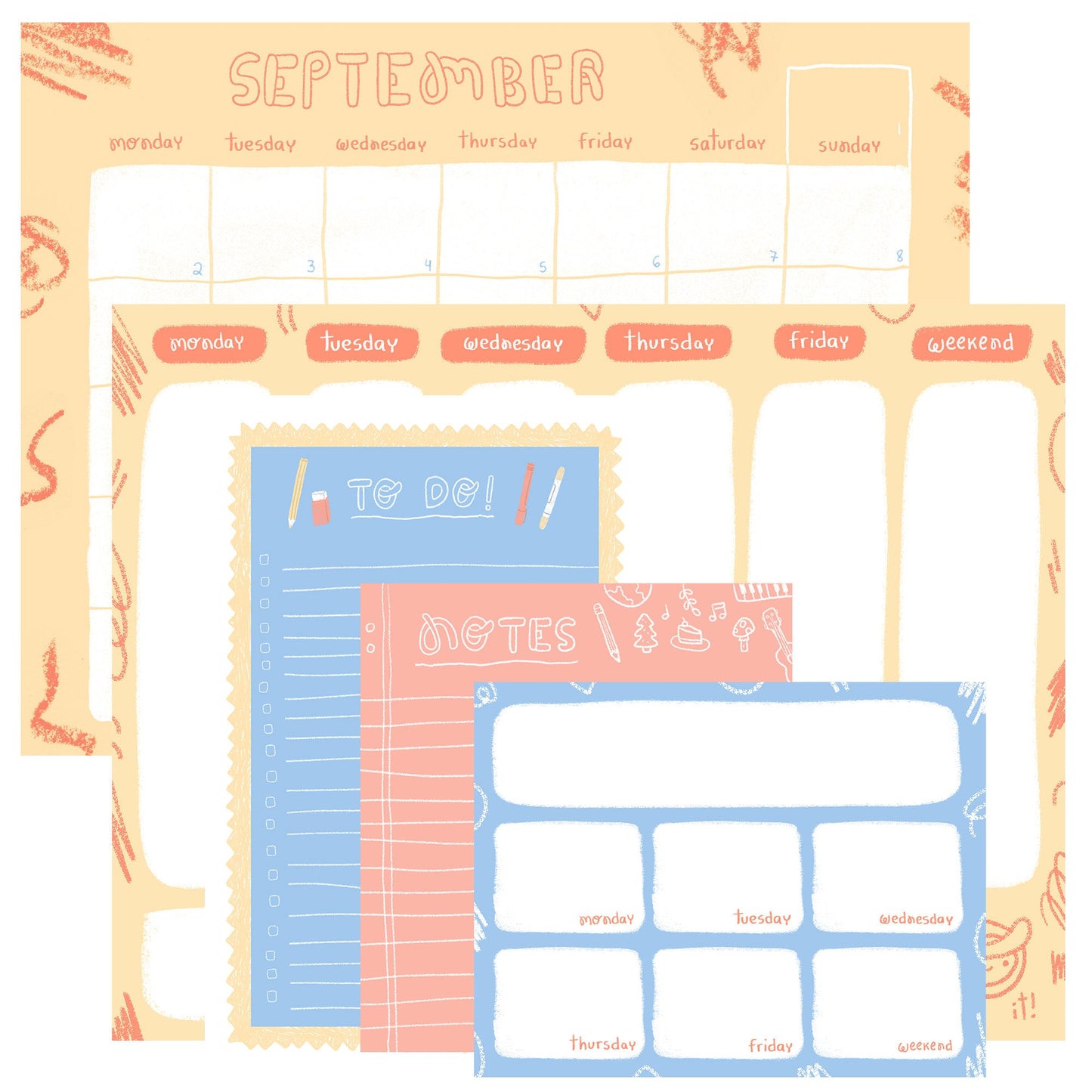 Printable Planning Set Bundle