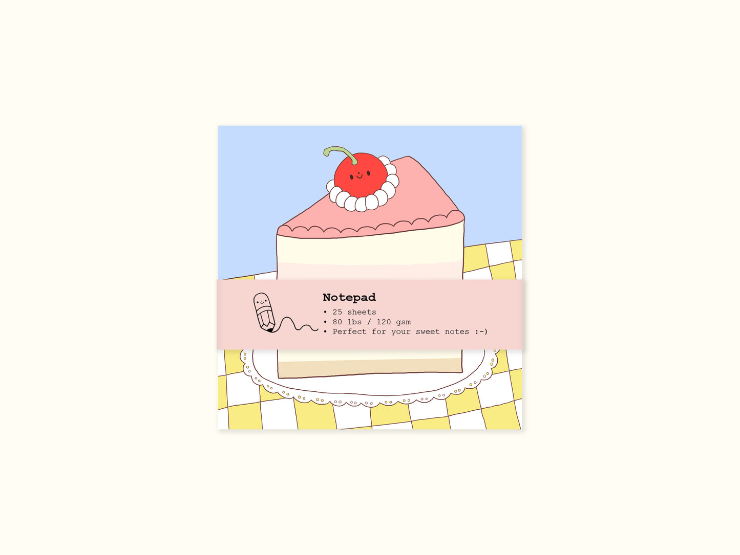 "Cake" Notepad