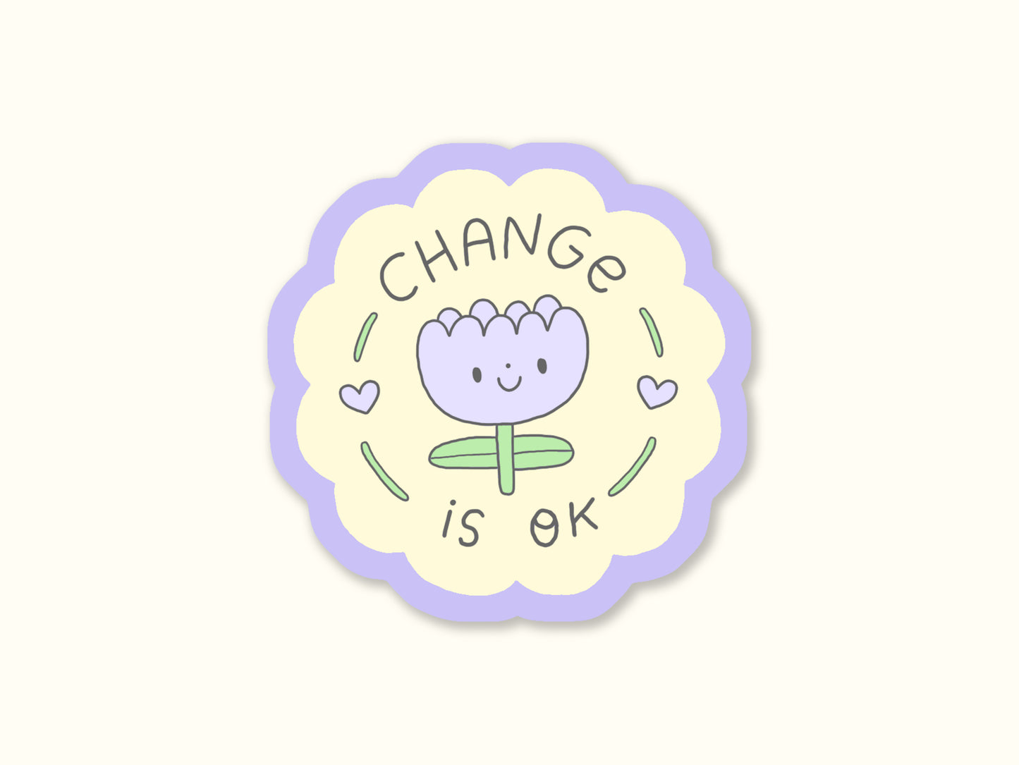 "Change Is Ok" Sticker