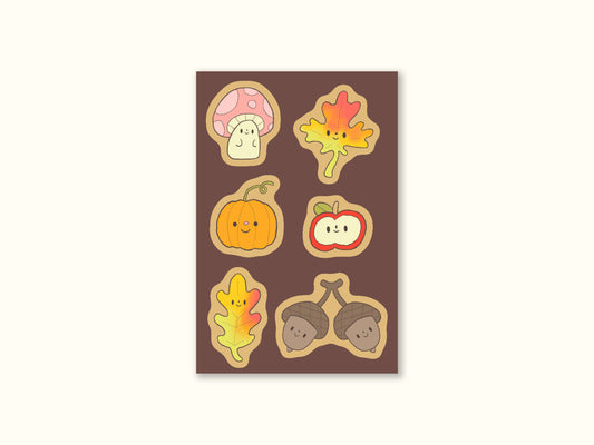 "Fall Things" Mini Sticker Sheet
