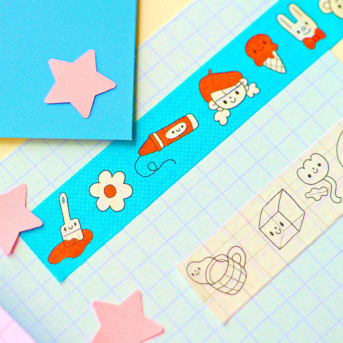 A Pop Of Red Washi Tape