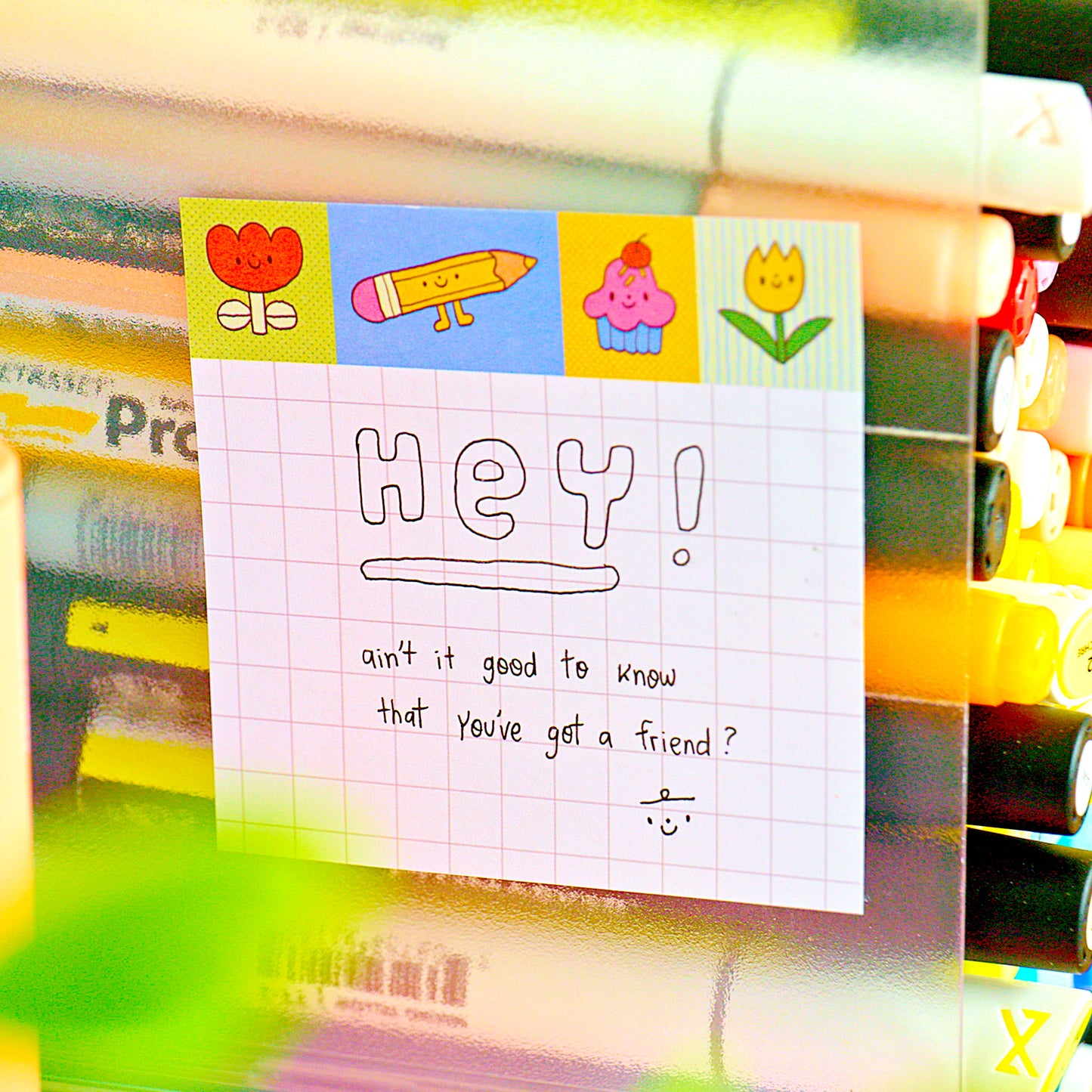 Colorful Gang Sticky Notepad