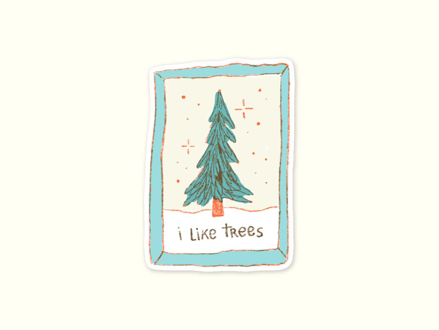 "I Like Trees" Sticker