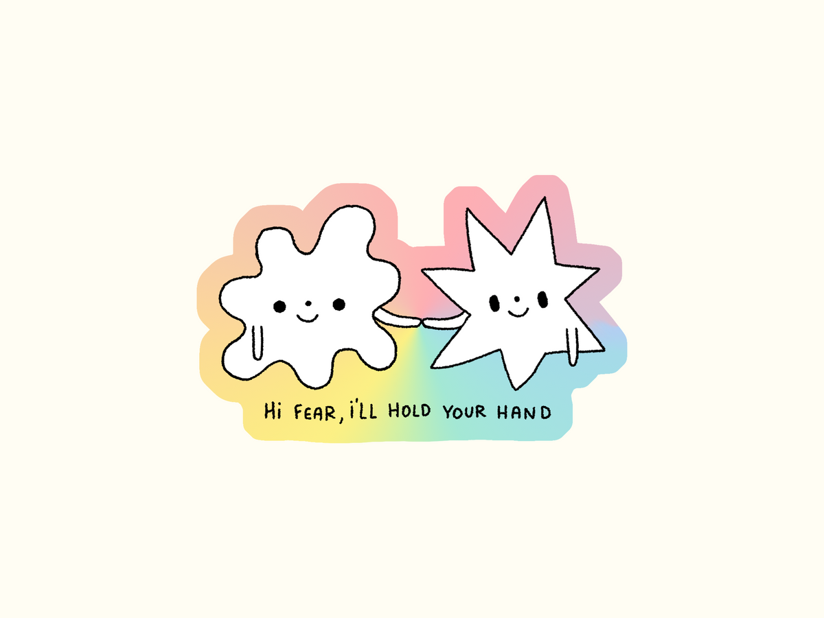 "Hi Fear" Sticker