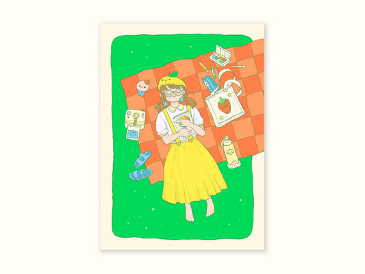 "Summer Picnic" Postcard
