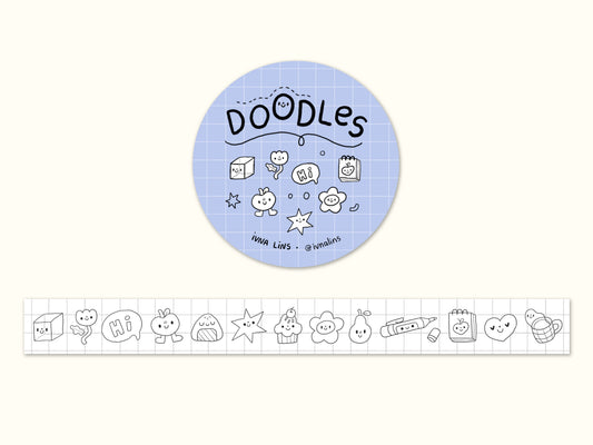 "Doodles" Washi Tape