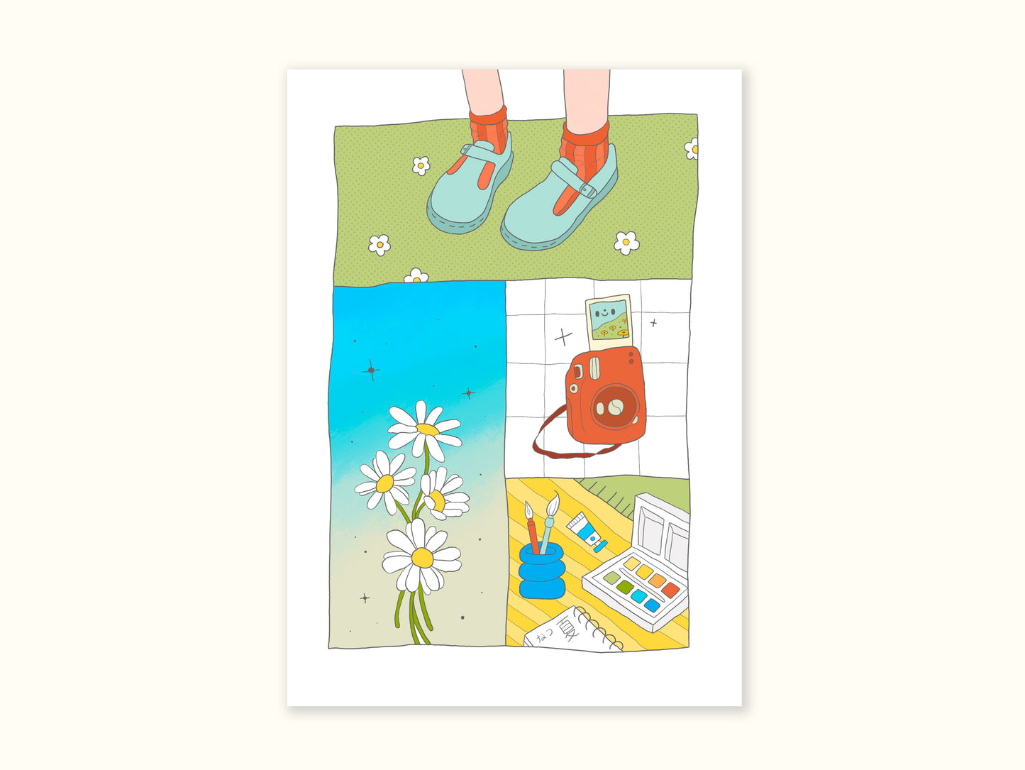 "Summer Memories" Postcard