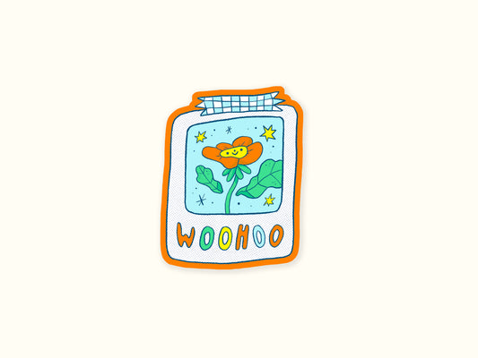 "Woohoo" Sticker