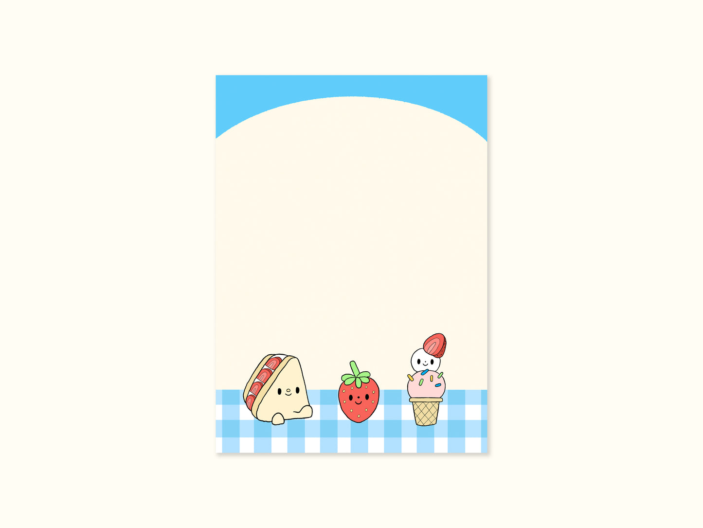 "Summer Picnic" Notepad