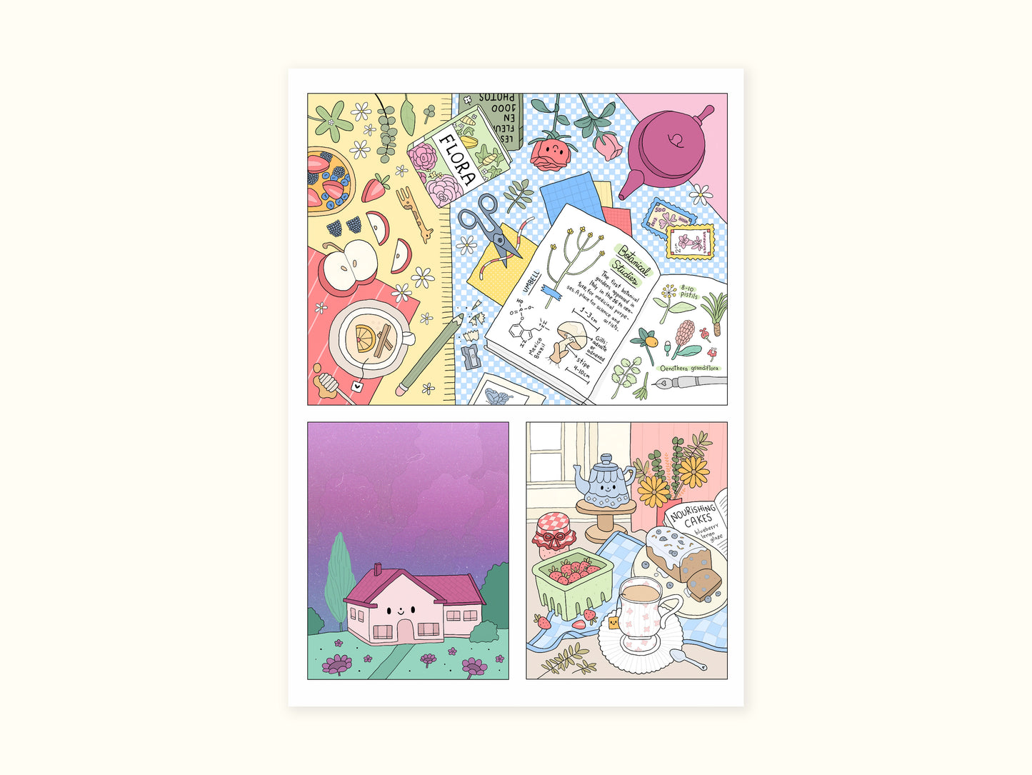 "Cottage Dream" Postcard