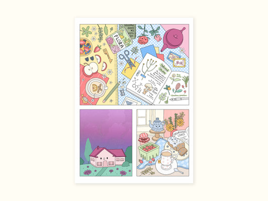 "Cottage Dream" Postcard