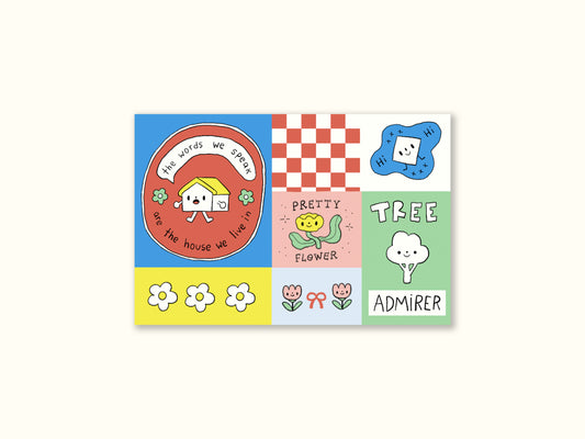"Sketchbook" Mini Sticker Sheet