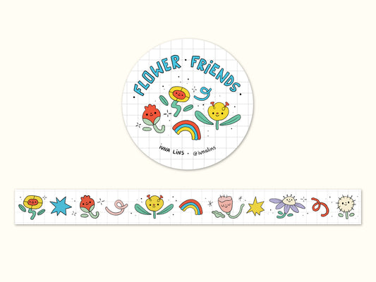 "Flower Friends" Washi Tape
