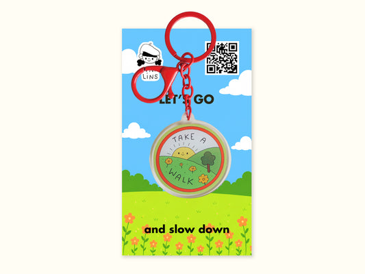 "Take A Walk" Keychain