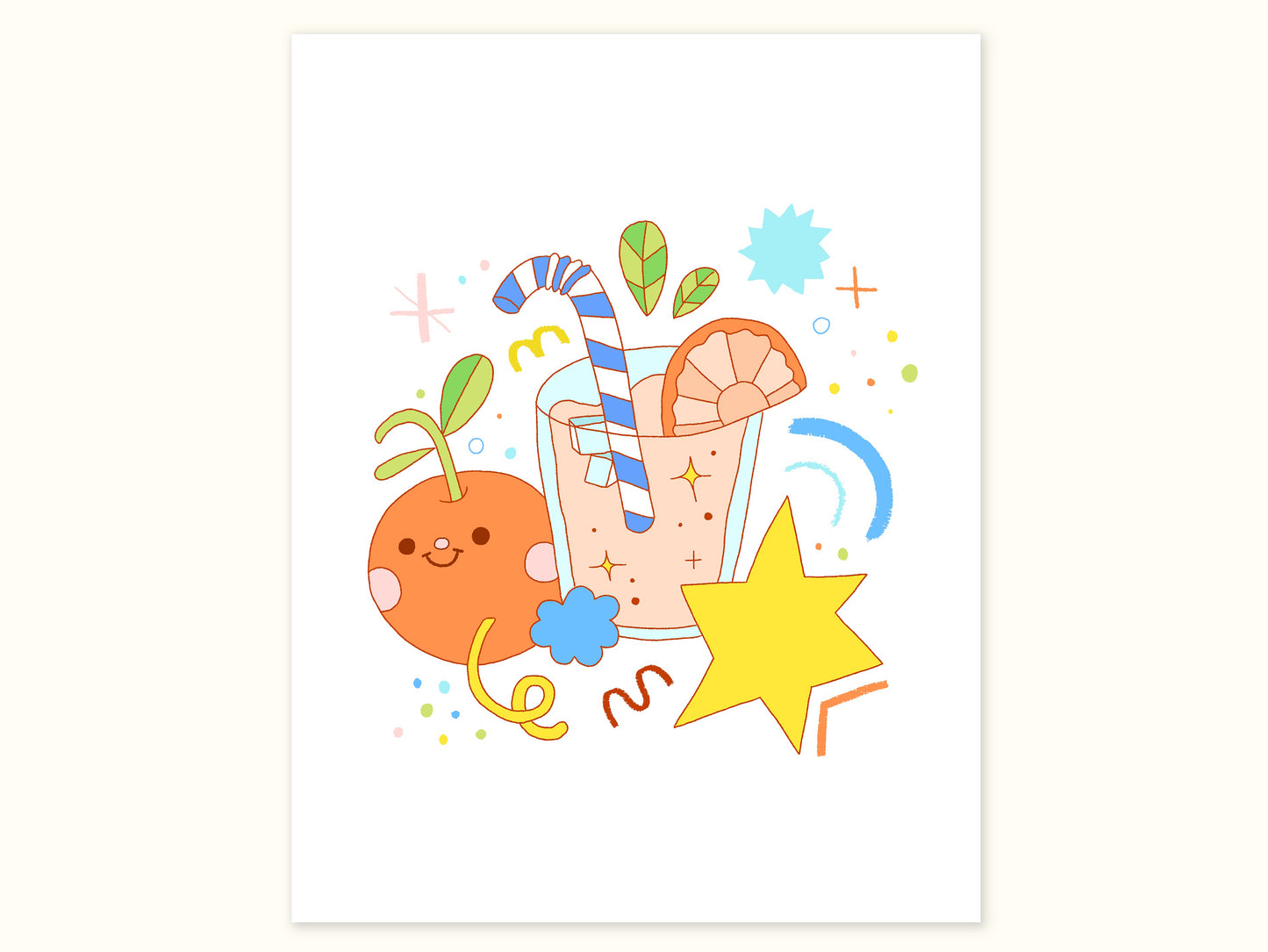 "Orange Juice" Poster
