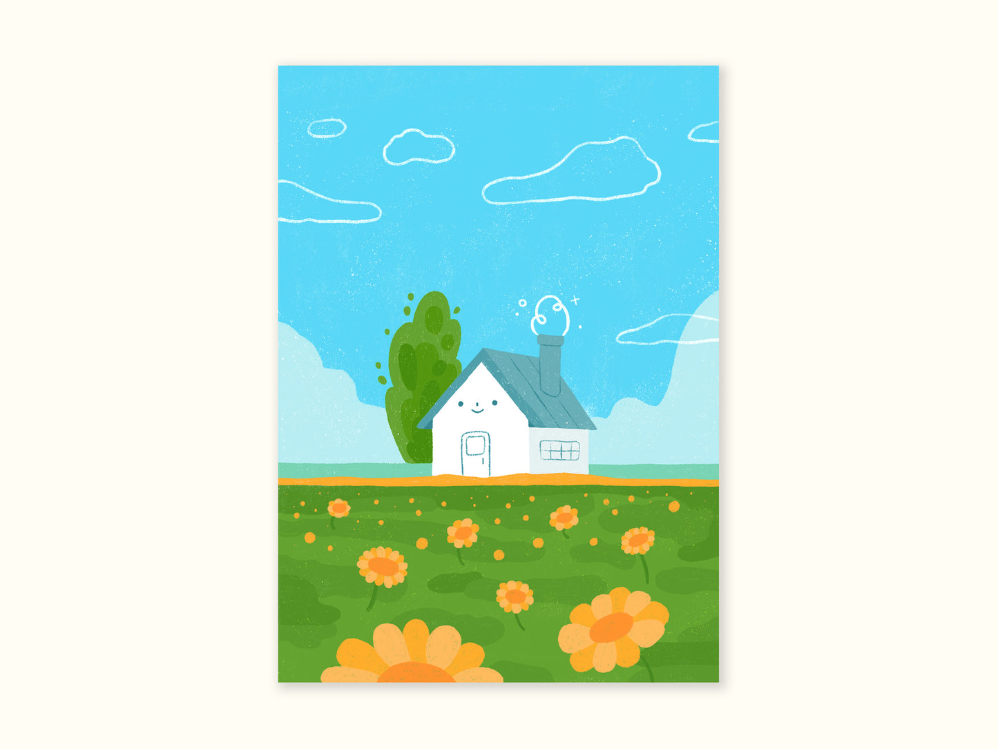 "Dandelion" Postcard