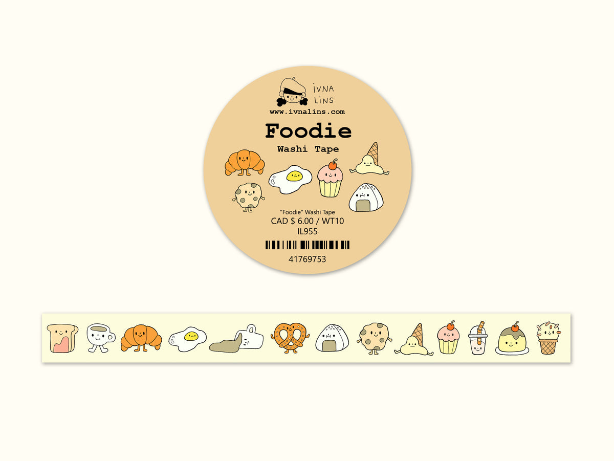 "Foodie" Washi Tape