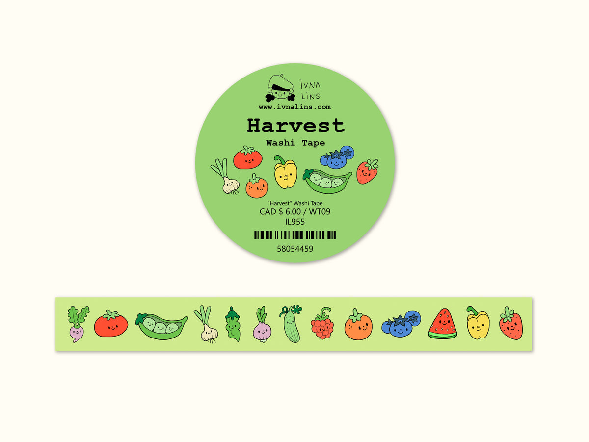 "Harvest" Washi Tape