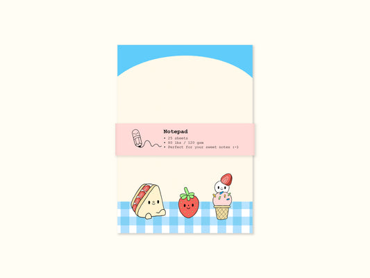 "Summer Picnic" Notepad