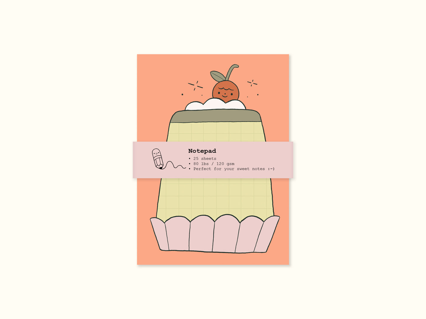"Pudding" Notepad