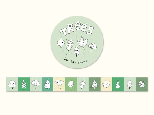 "Trees" Washi Tape