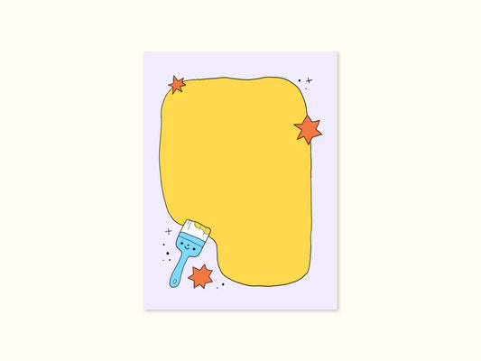 "Paint Splash" Notepad