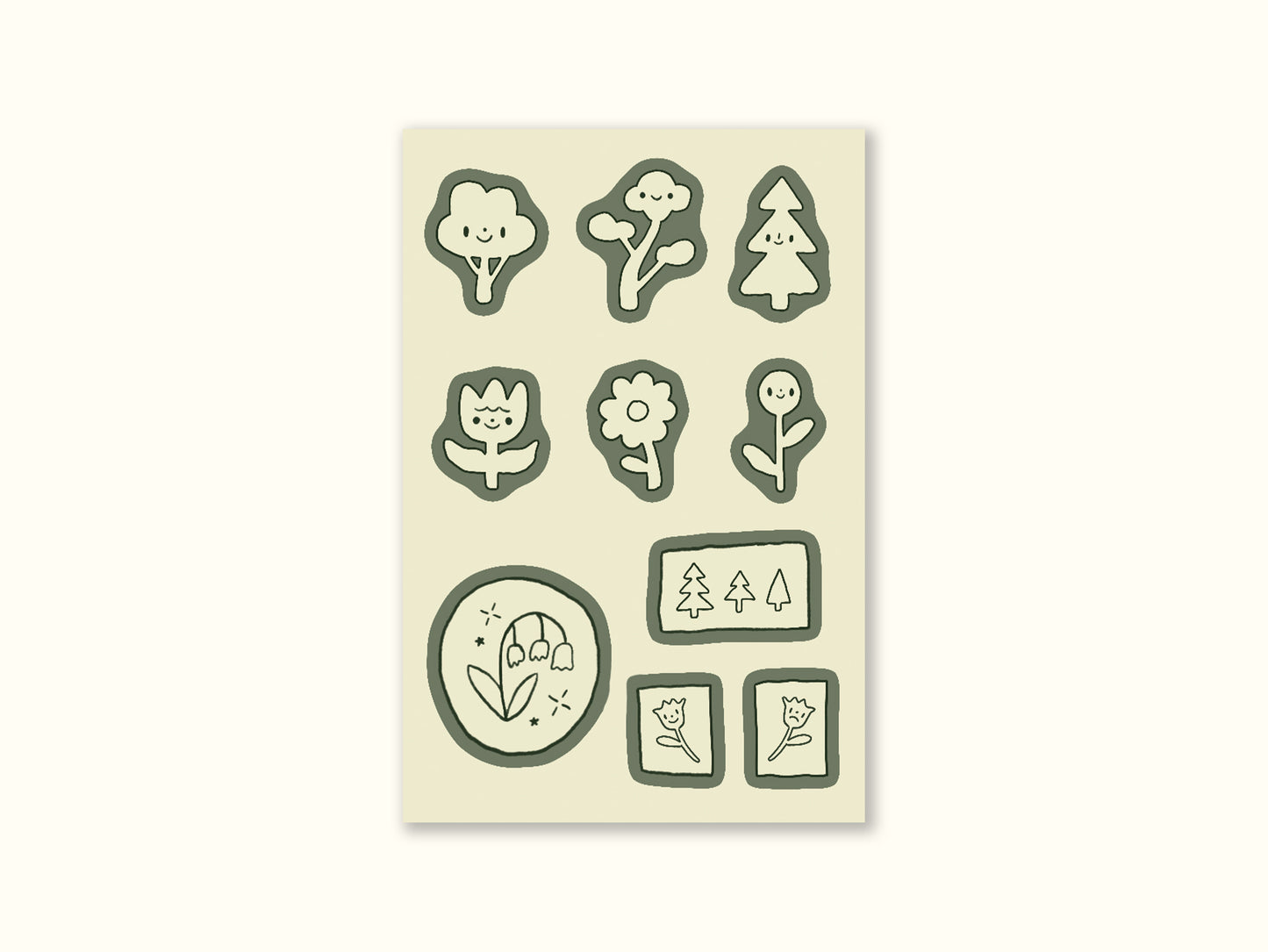 "Wildflowers" Mini Sticker Sheet