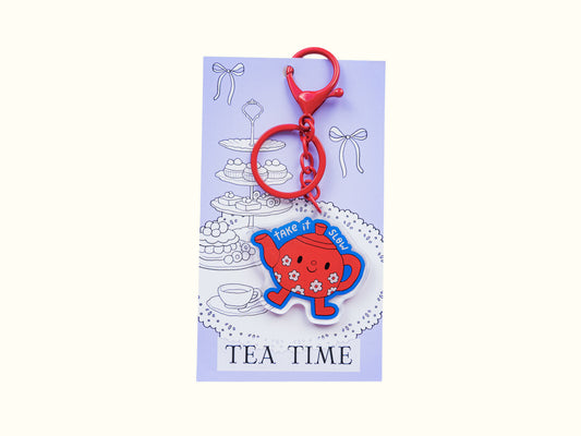 "Take It Slow" Keychain