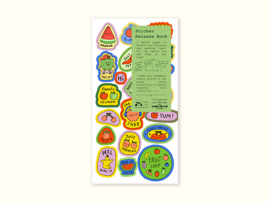 "Fruit Stickers" Sticker Release Book