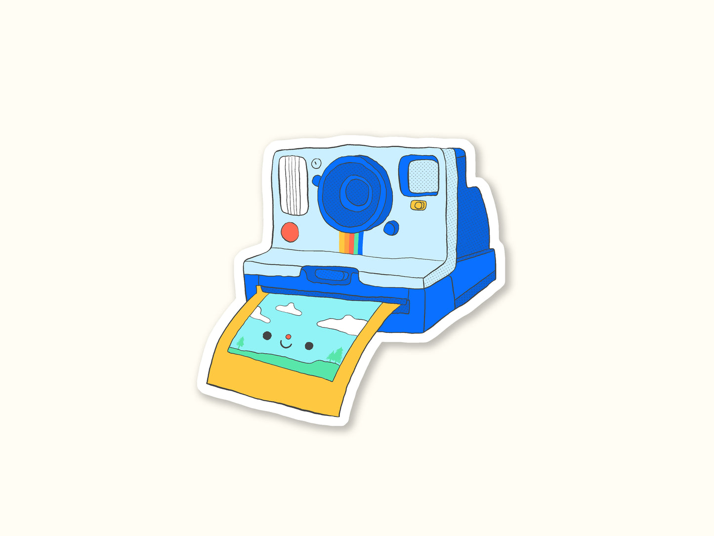 "Polaroid Camera" Sticker