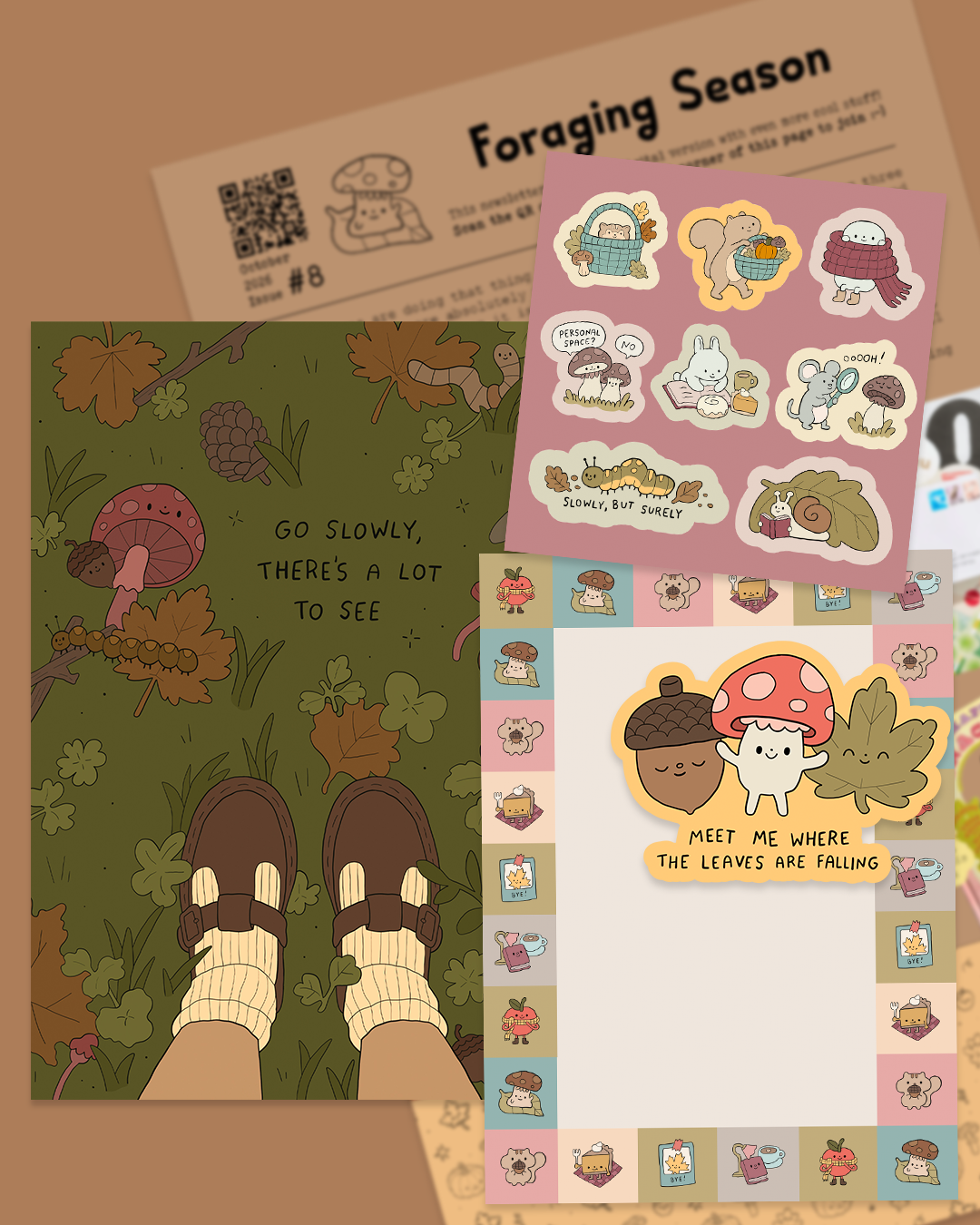 October Theme - "Foraging Season"